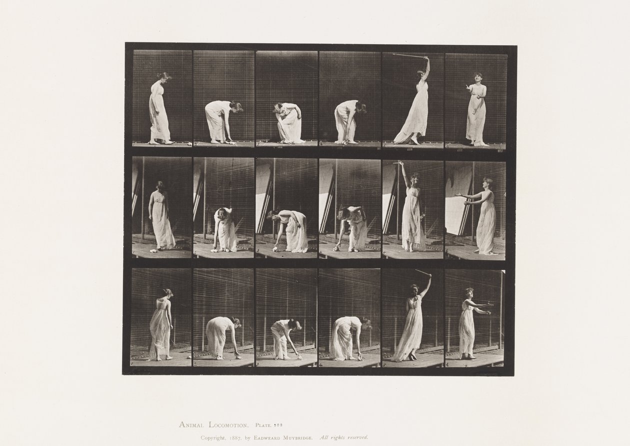Levy 503. Muut - Kumartuminen jne tekijältä Eadweard Muybridge