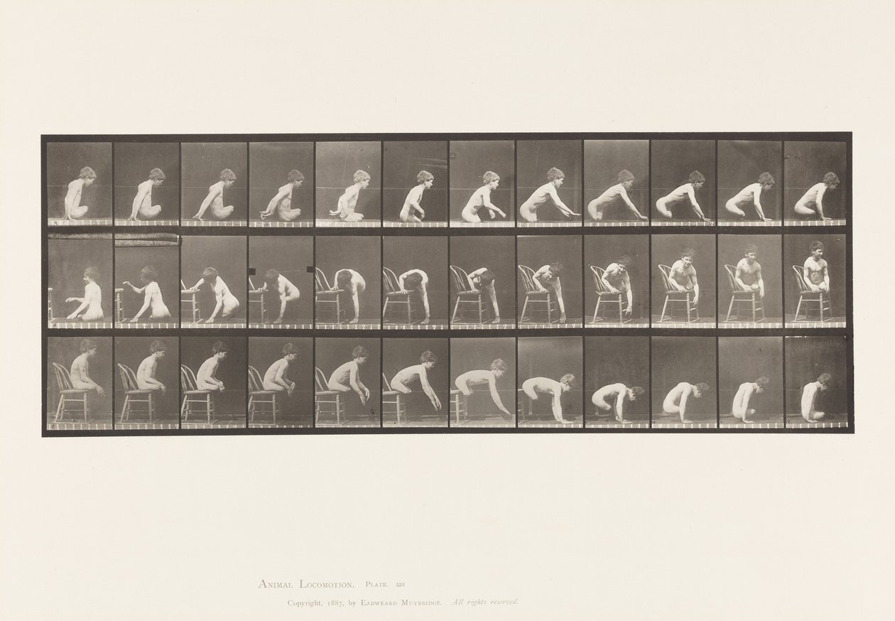 Levy 538. Reiden kaksoisamputaatio; Poika; A, Eteenpäin tekijältä Eadweard Muybridge