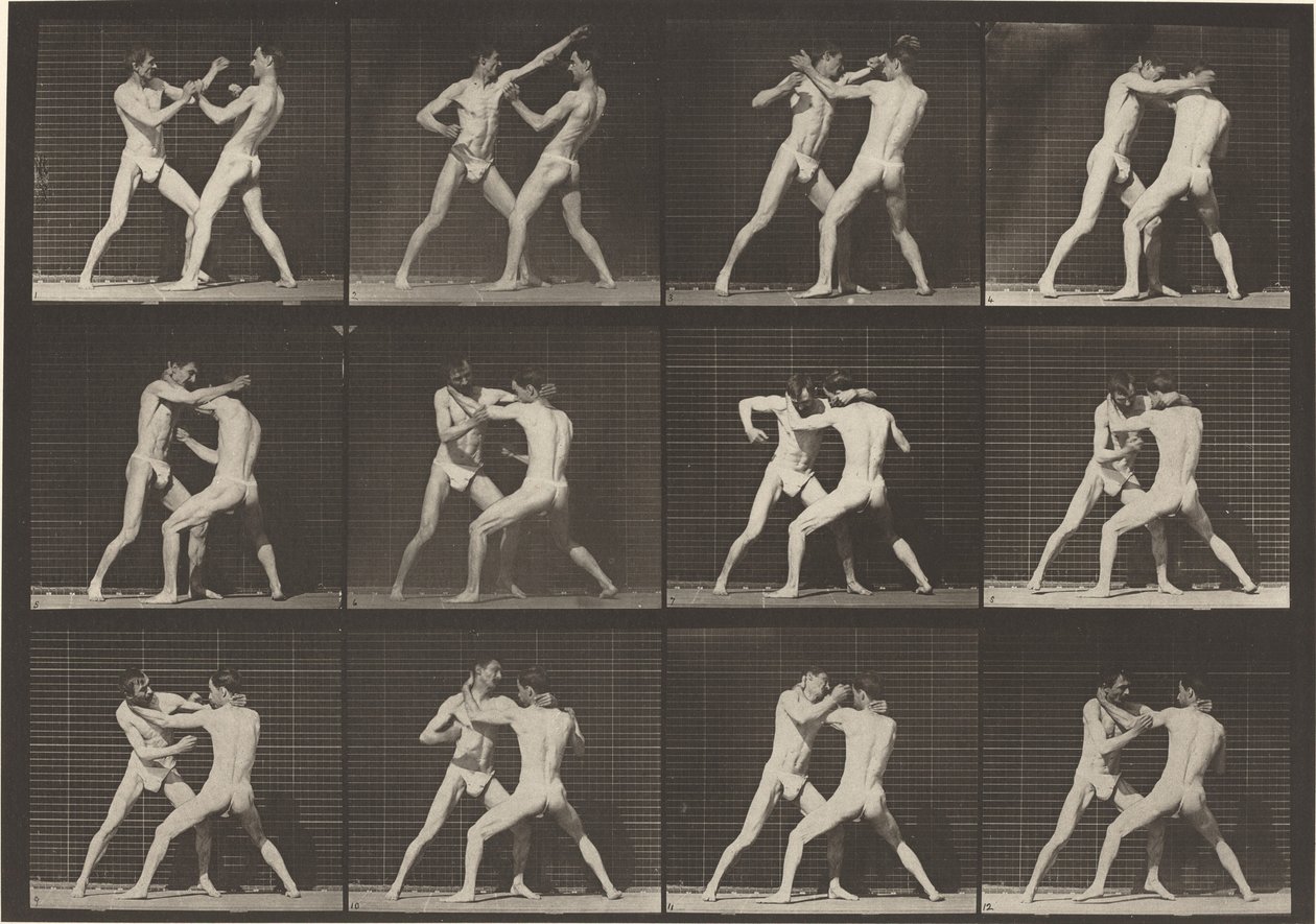 Kilven numero 340. Nyrkkeily, avoin käsi (kengät) tekijältä Eadweard Muybridge