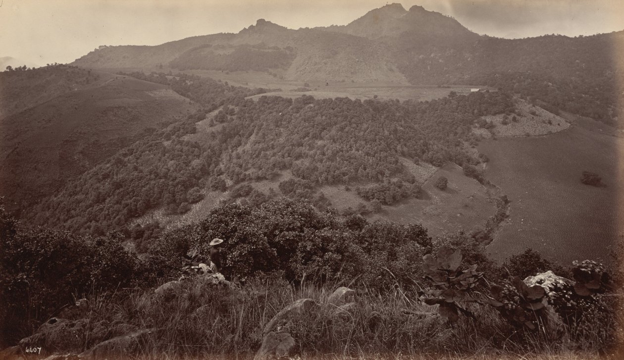 Santa María -tulivuori, Quetzaltenango, Guatemala tekijältä Eadweard Muybridge