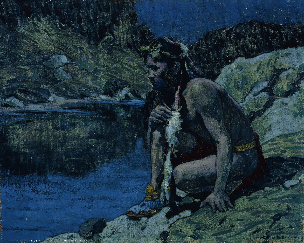 Ilta Yksinäisyys tekijältä Eanger Irving Couse