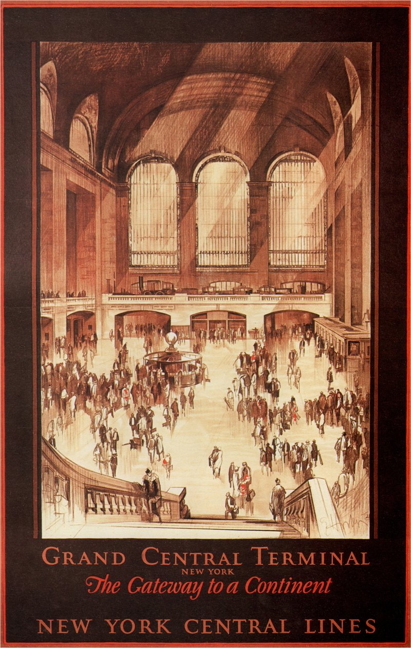 Grand Central Terminal, New York, 1927 tekijältä Earl Horter