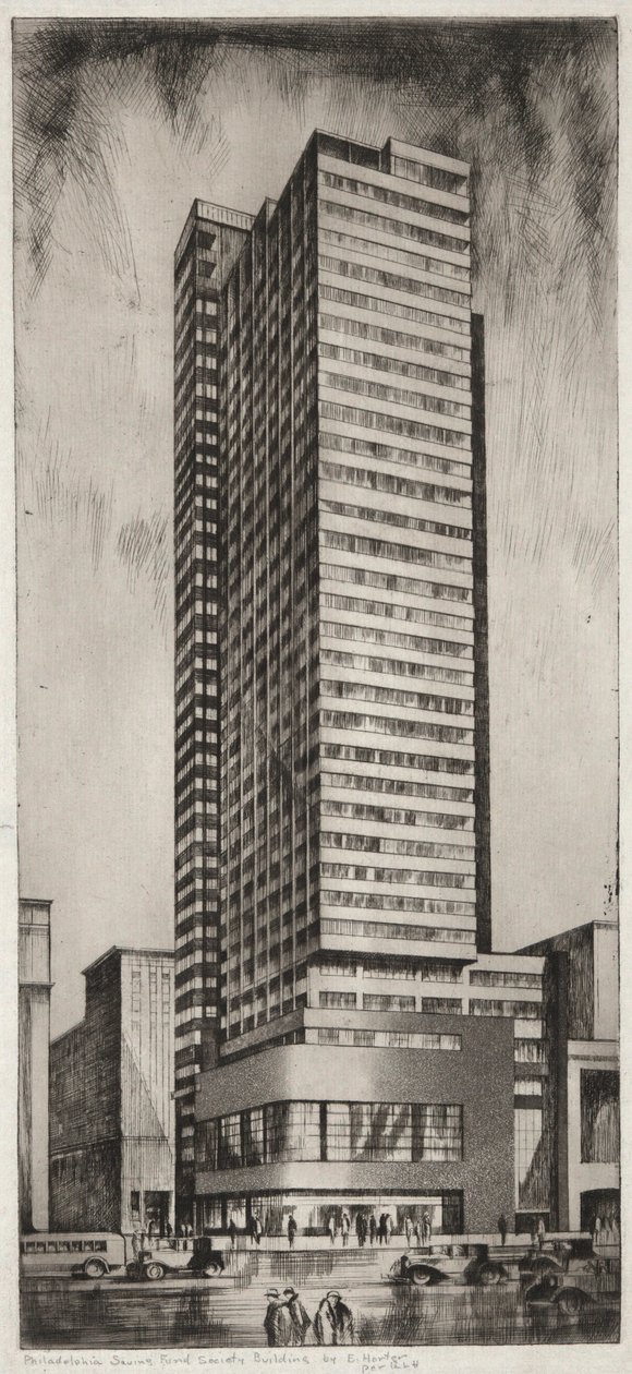Philadelphia Savings Fund Society Building tekijältä Earl Horter