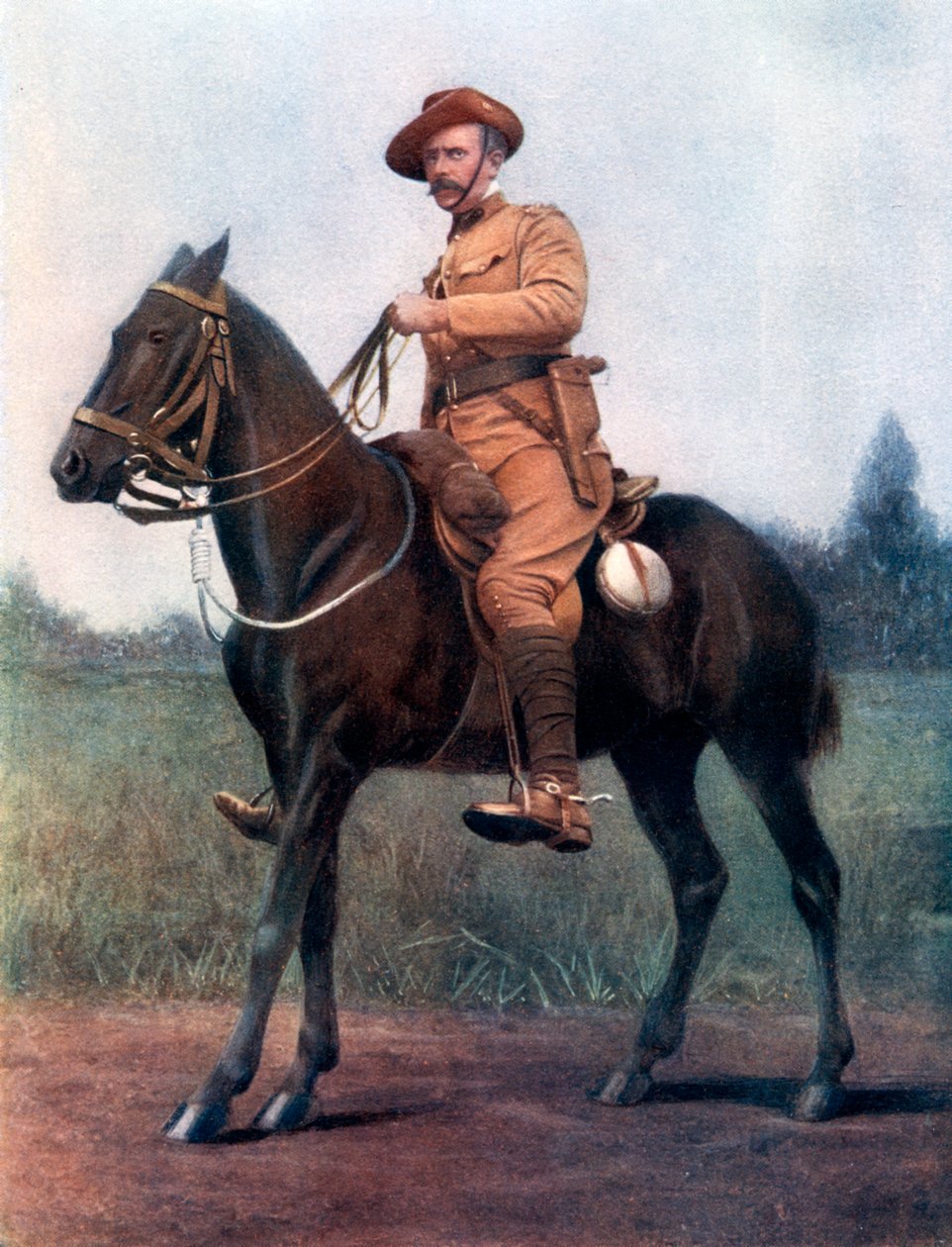 Everstiluutnantti Edward Bethune, Bethunen ratsujalkaväen komentaja, 1902. tekijältä Earl de la Warr
