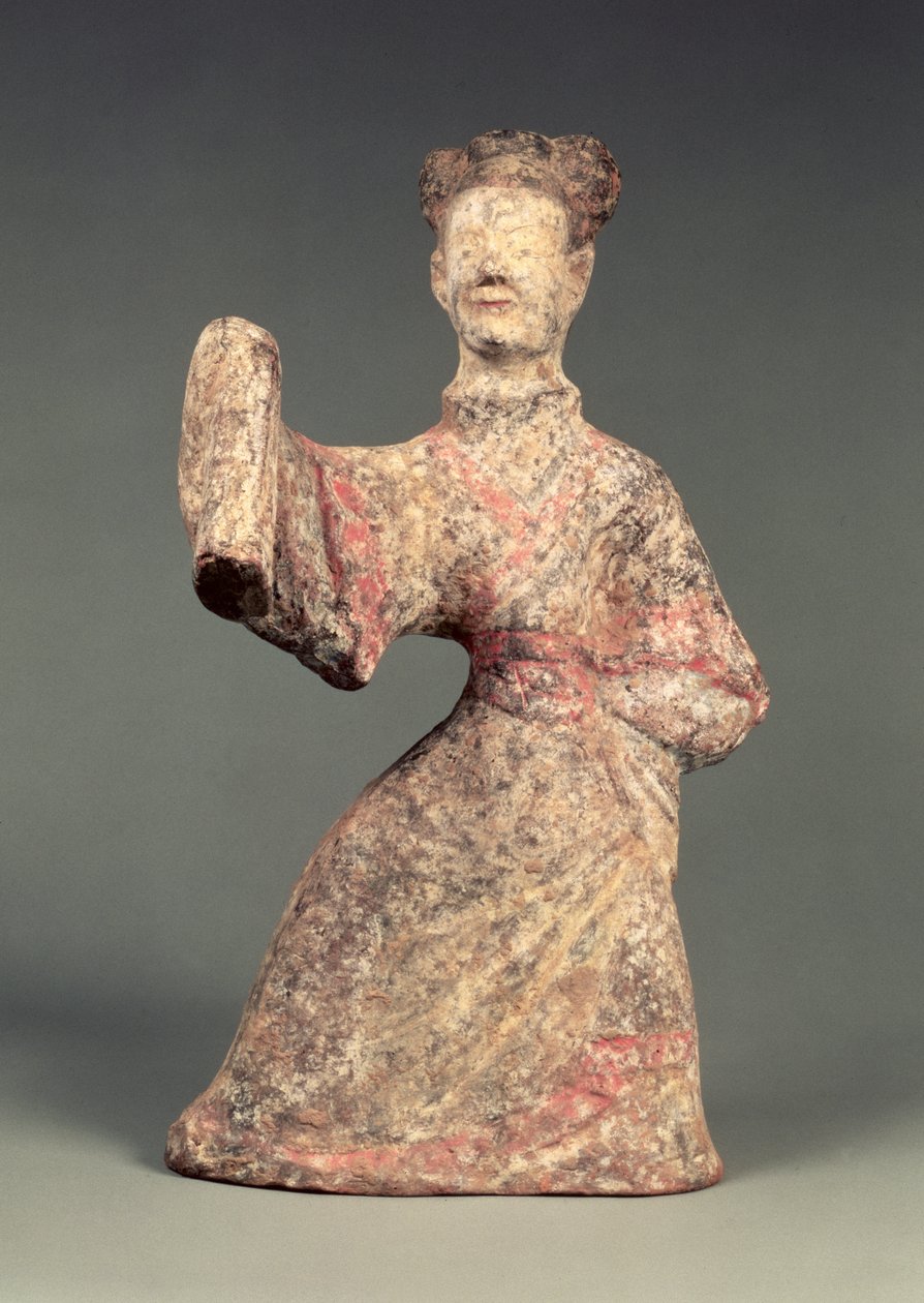 Miestanssijan hahmo, hautaesine, Itäinen Han-dynastia, 25-220 (keramiikka) tekijältä Eastern Han Dynasty Chinese School
