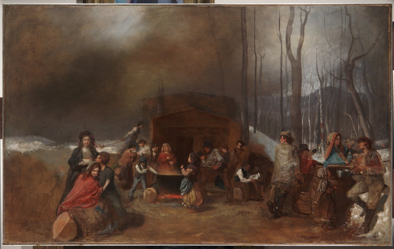Sokerointi, noin 1865 tekijältä Eastman Johnson