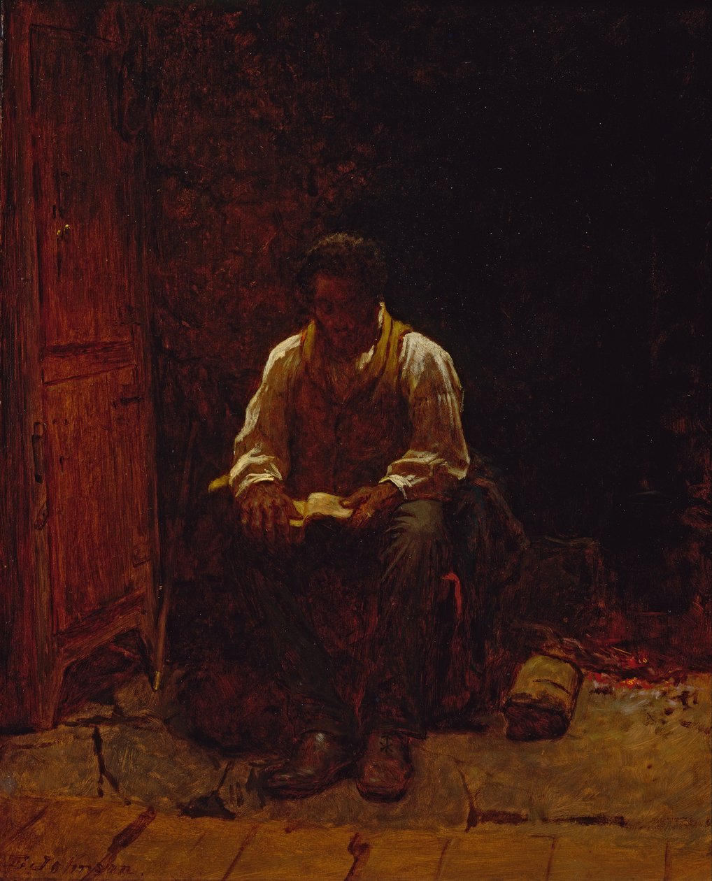 Herra on paimeneni tekijältä Eastman Johnson