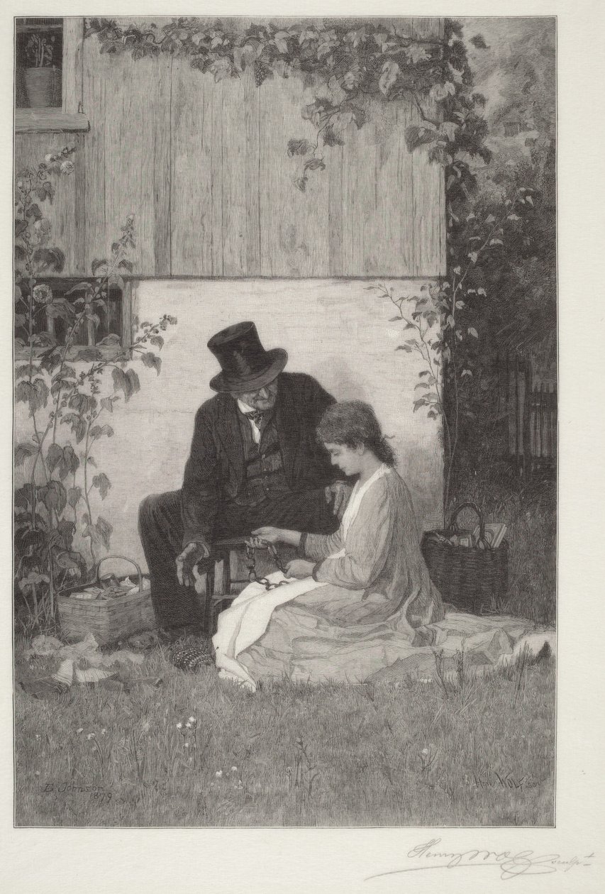 Uuden-Englannin kaupustelija tekijältä Eastman Johnson