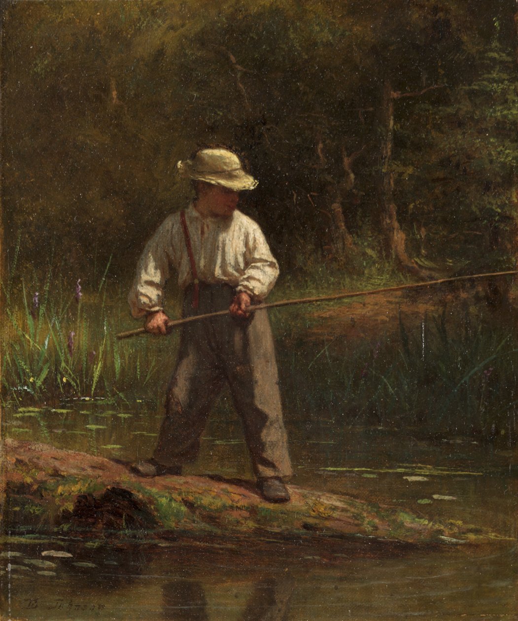 Poika Kalastus tekijältä Eastman Johnson