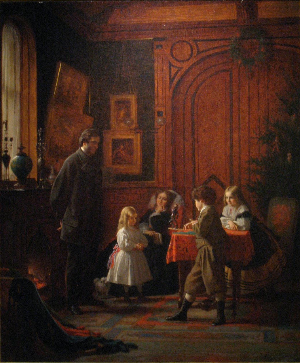 Joulun aika, Blodgettin perhe tekijältä Eastman Johnson