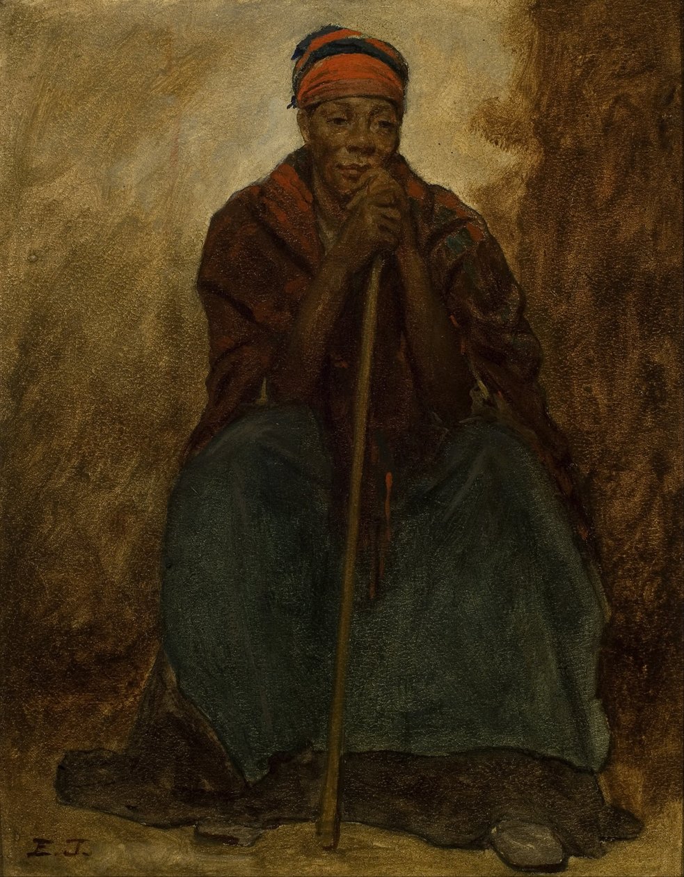Dinah, Muotokuva mustasta naisesta tekijältä Eastman Johnson