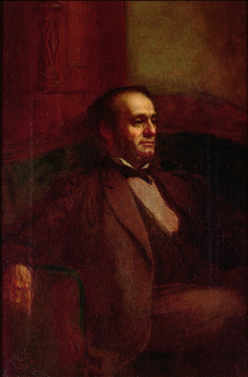 Joseph Warren of Troy, noin 1863 (öljy kankaalle). tekijältä Eastman Johnson