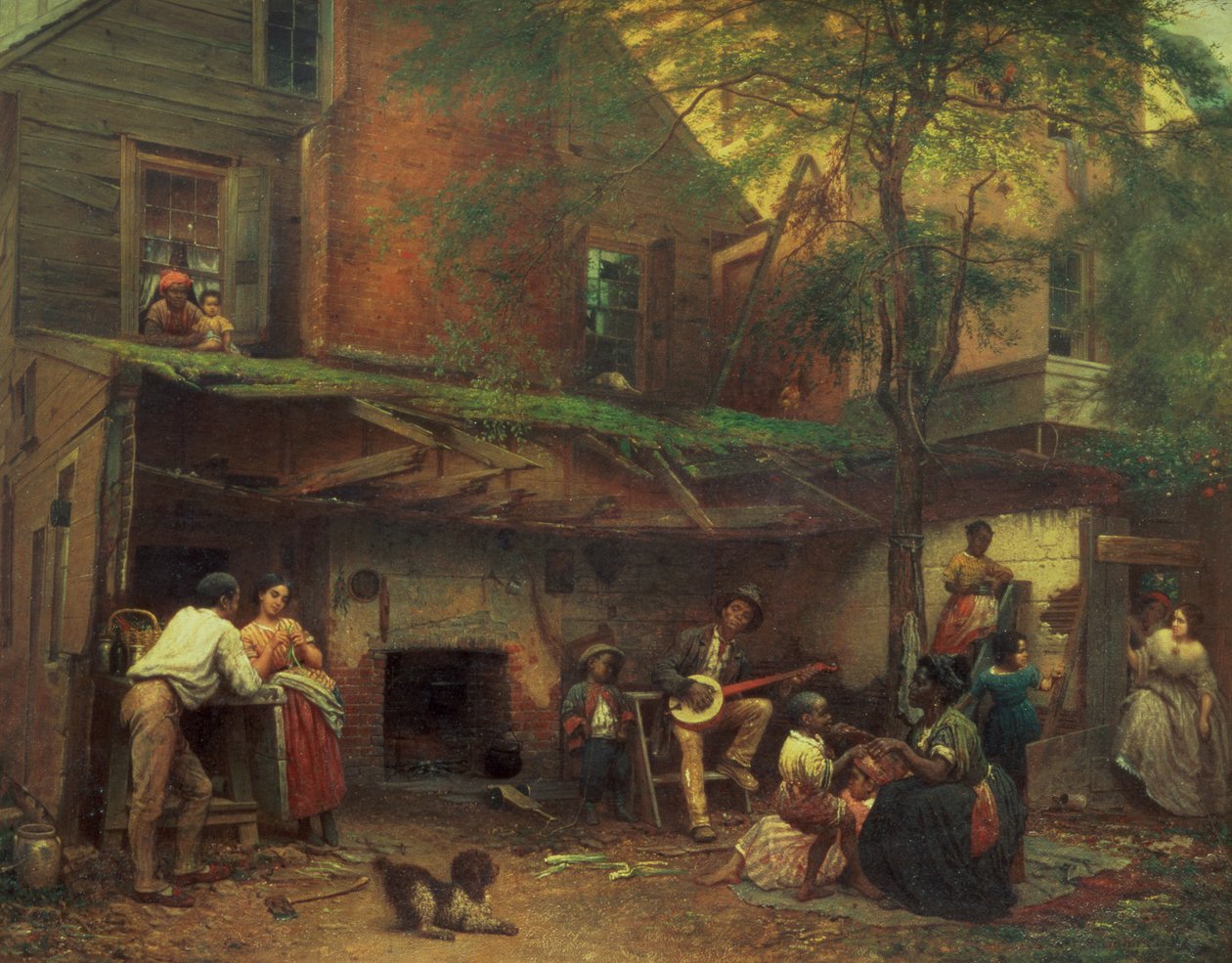 Old Kentucky Home Life in the South, 1859 tekijältä Eastman Johnson