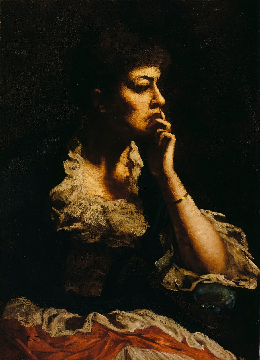 Muotokuva rouva Eastman Johnsonista tekijältä Eastman Johnson