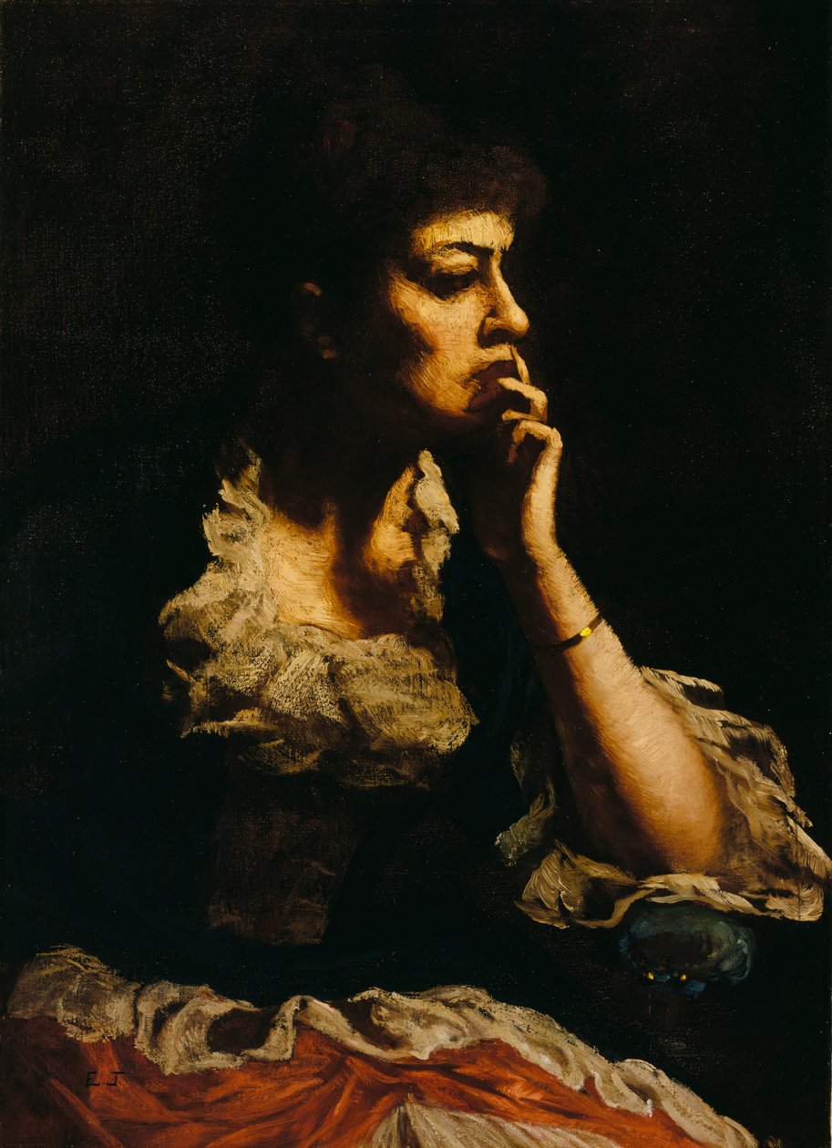 Rouva Eastman Johnsonin muotokuva, n. 1888. tekijältä Eastman Johnson
