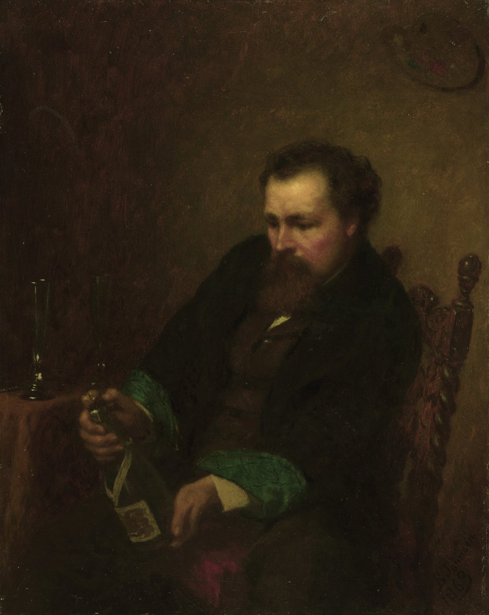 Omakuva, 1863 tekijältä Eastman Johnson