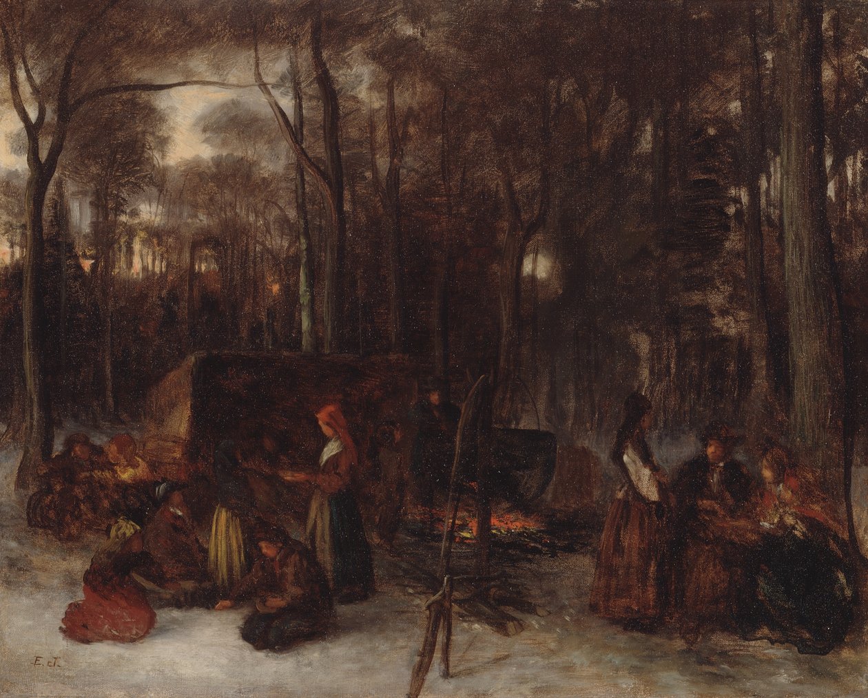 Sokerin maistelu tekijältä Eastman Johnson