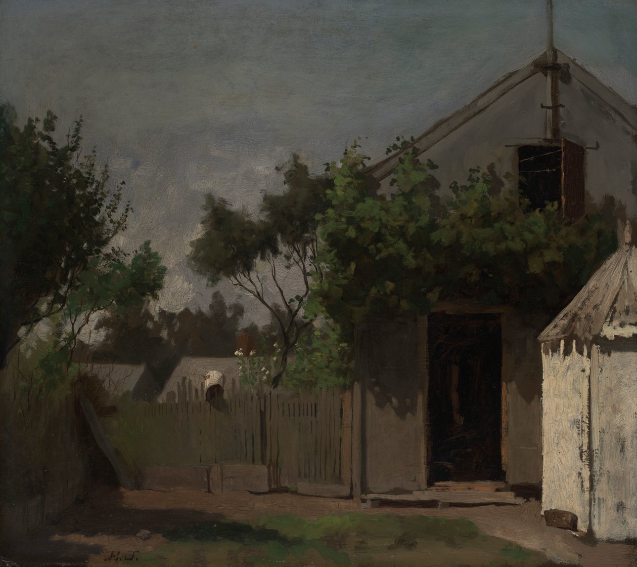 Taka-aita tekijältä Eastman Johnson