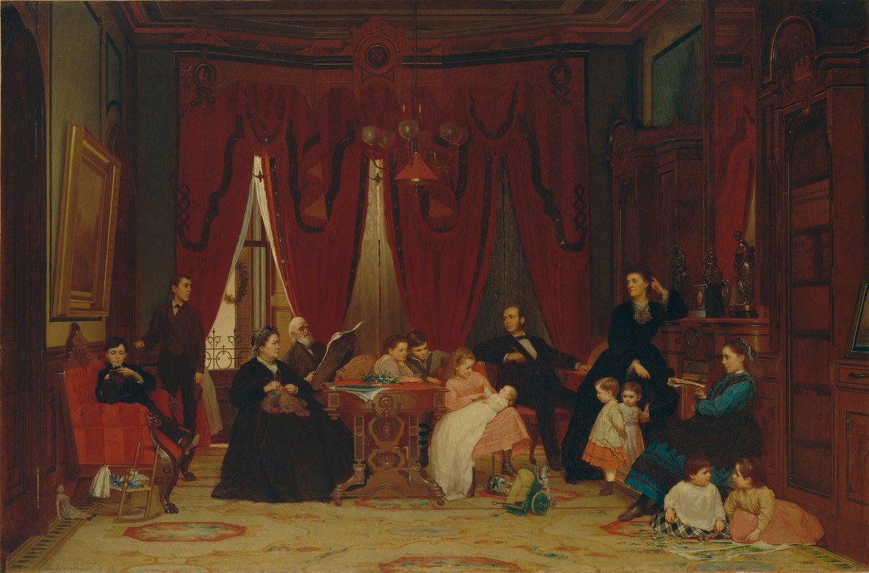 Hatch perhe tekijältä Eastman Johnson