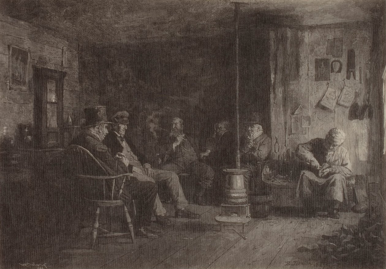 Nantucketin filosofian koulu tekijältä Eastman Johnson