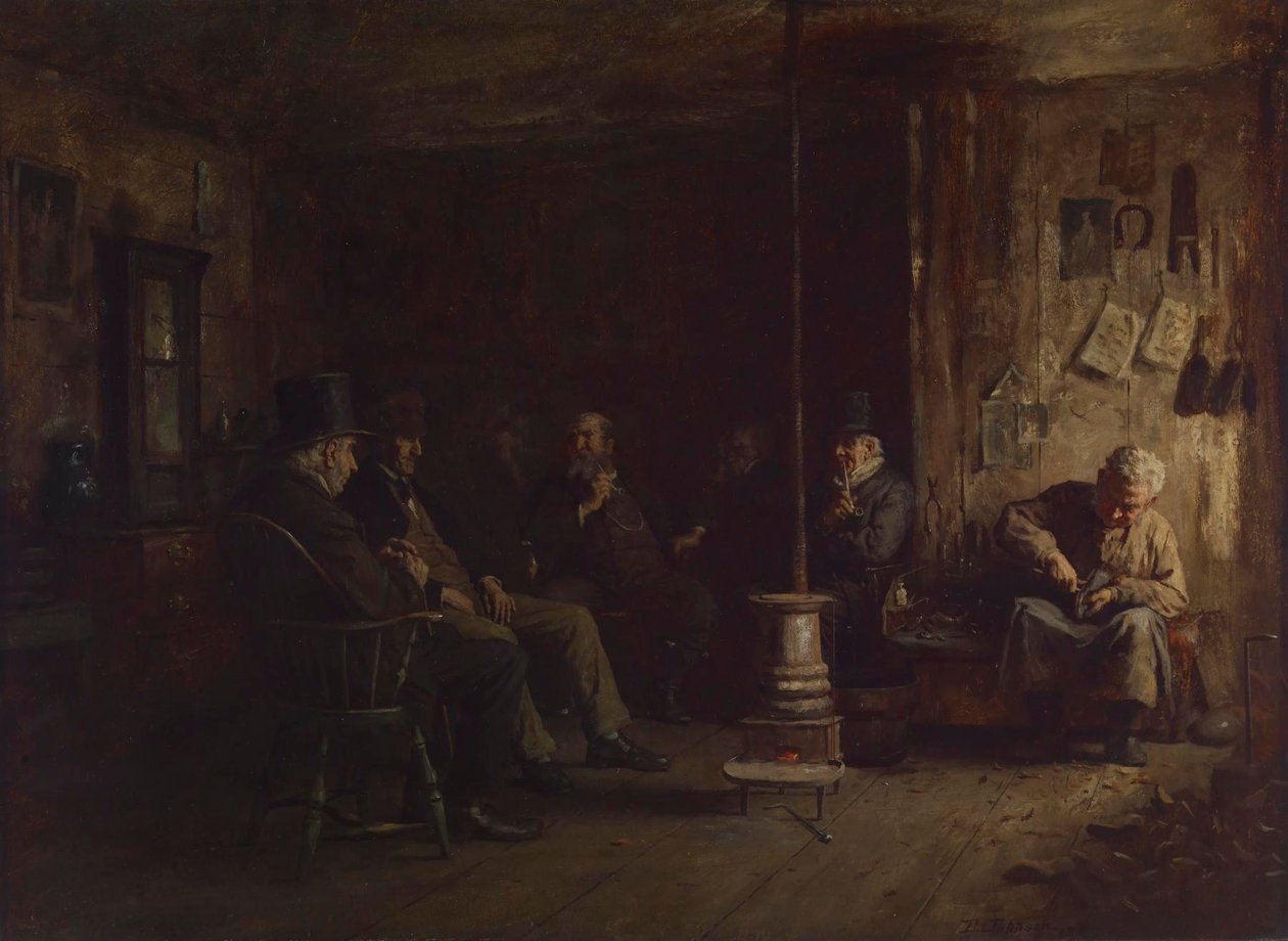 Nantucketin filosofian koulu tekijältä Eastman Johnson
