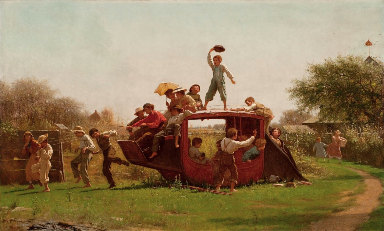 Vanhat postivaunut tekijältä Eastman Johnson