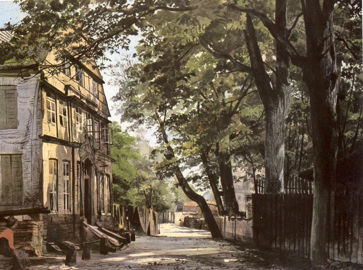 Haus Hamburg-Klostertor, Stadtdeich 9, Besitz des Kaufmanns Johann Christian Jauch senior. N Tämä on valokuva arkkitehtonisesta muistomerkistä. N Se on Hampurin kulttuurimonumenttien luettelossa, no. 107nn tekijältä Ebba Tesdorpf
