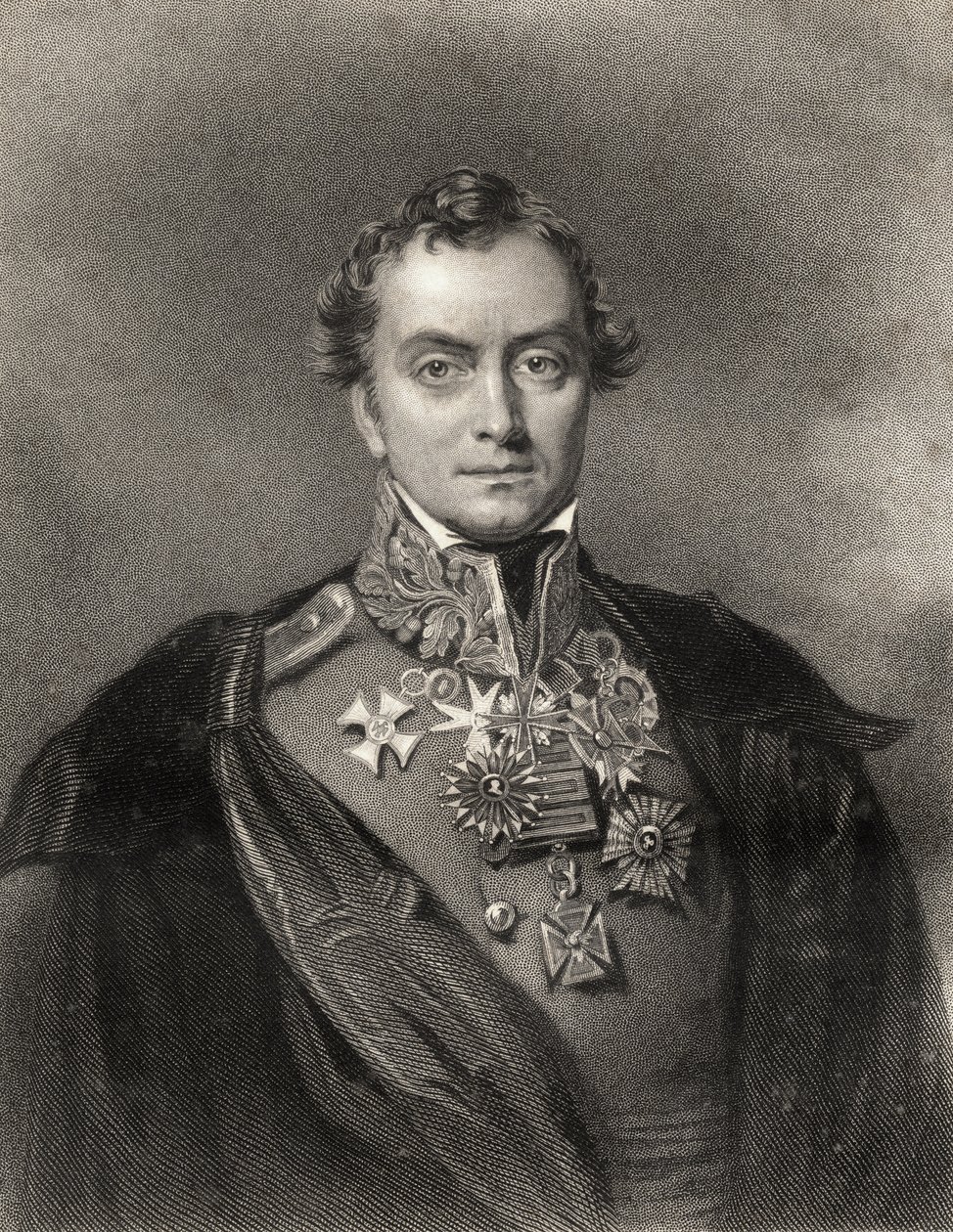 Henry Hardinge, kaiverrettu F. Holl, "The National Portrait Gallery, Volume III", julkaistu noin 1820 tekijältä Eden Upton Eddis