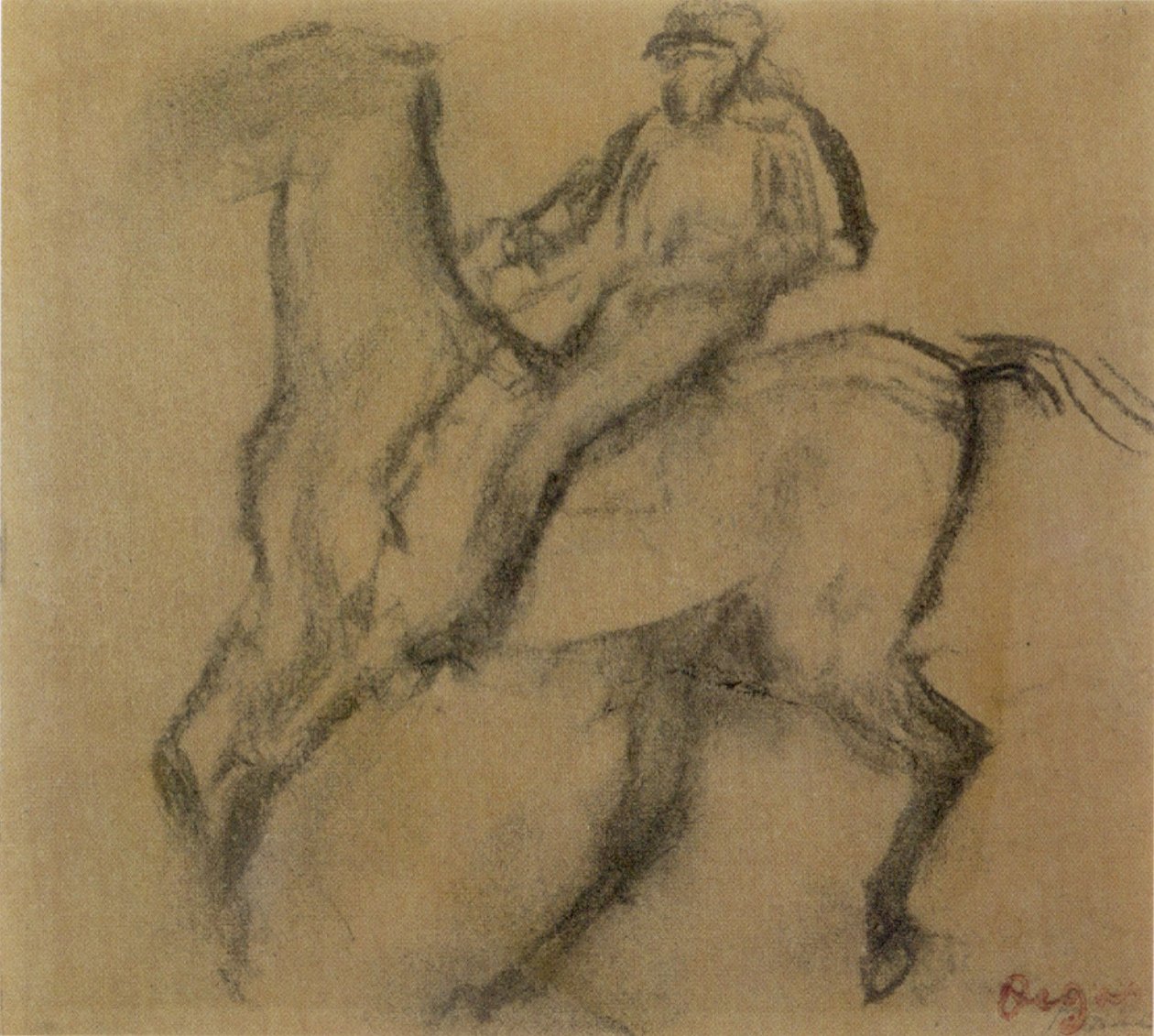  Jockey on Horsen tekijältä Edgar Degas