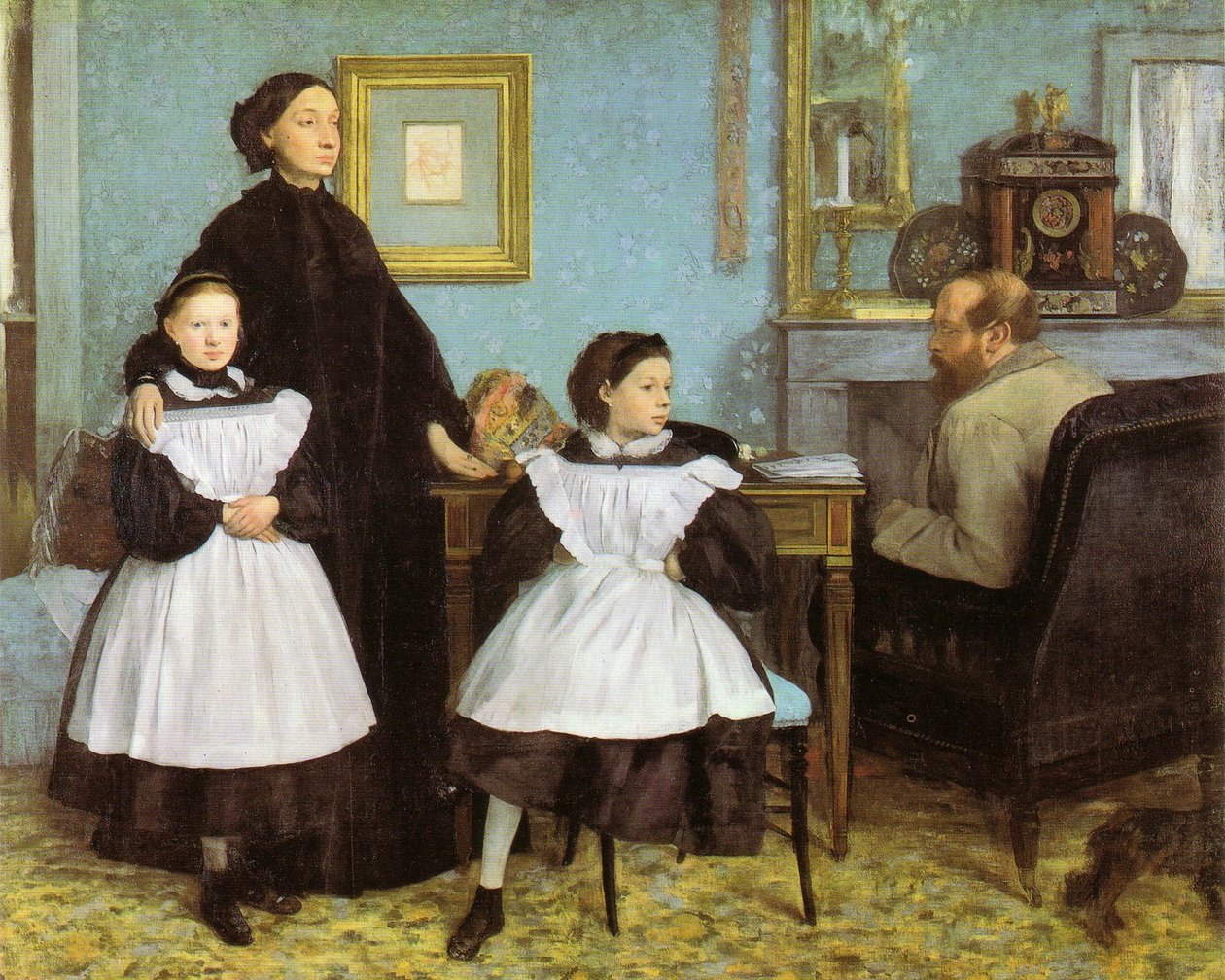 La Famille Bellelli Bellellien perhe tekijältä Edgar Degas