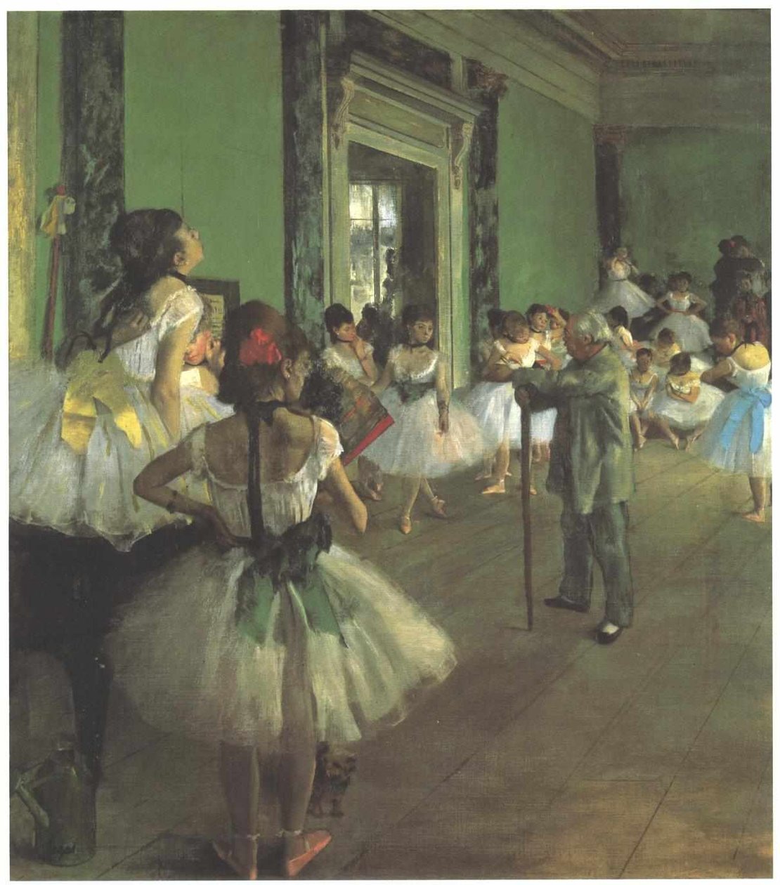 Tanssin luokka Deutsch: Die Tanz Klassen tekijältä Edgar Degas