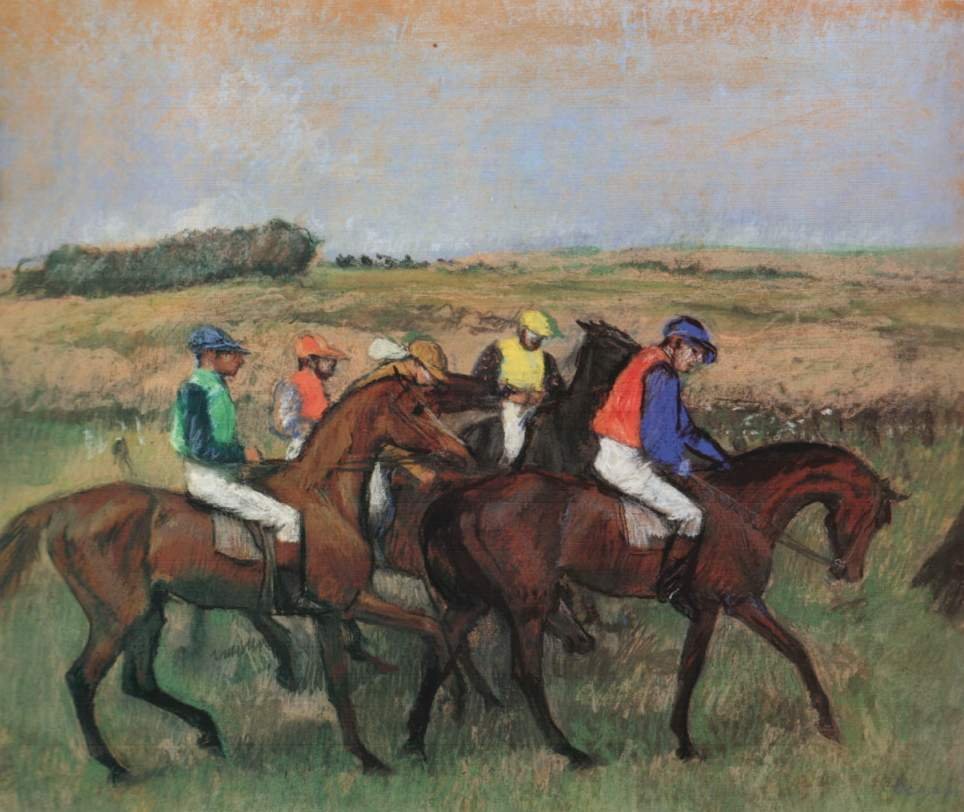 Les Courses tekijältä Edgar Degas