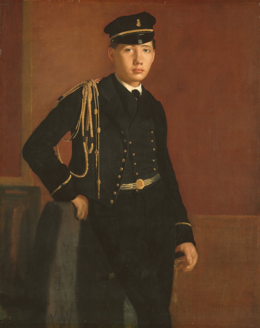 Achille De Gas merikapteenin univormussa, 1856-7. tekijältä Edgar Degas