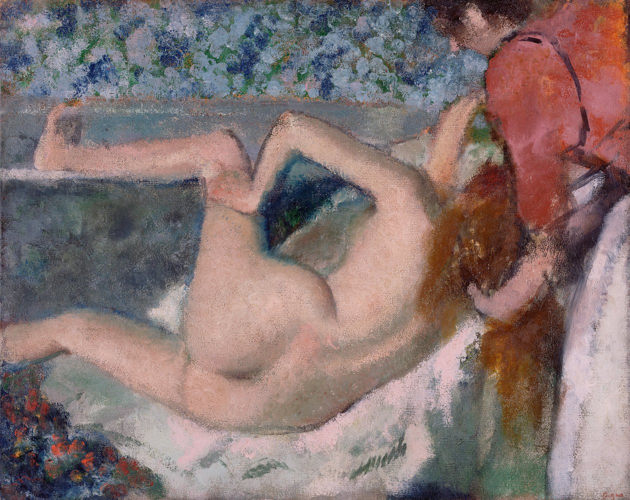 Kylvyn jälkeen tekijältä Edgar Degas