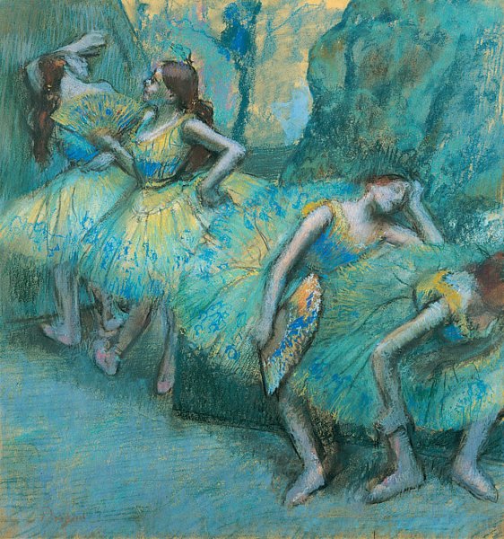 Balettitanssijat siivissä tekijältä Edgar Degas
