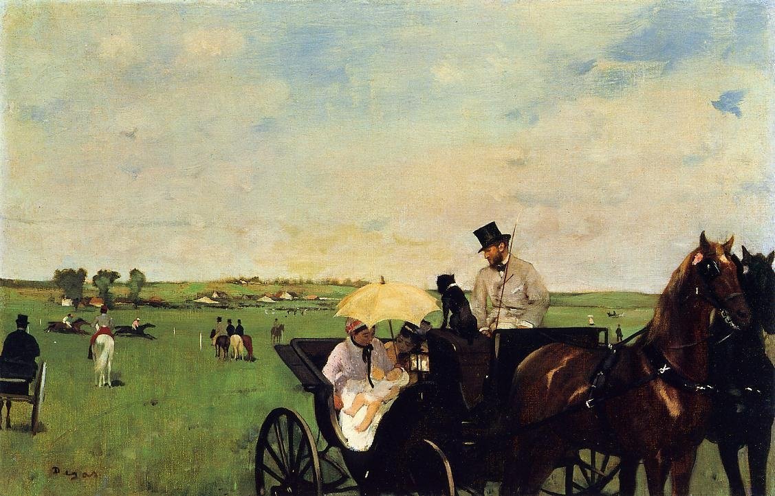 Valmentajat kisassa tekijältä Edgar Degas