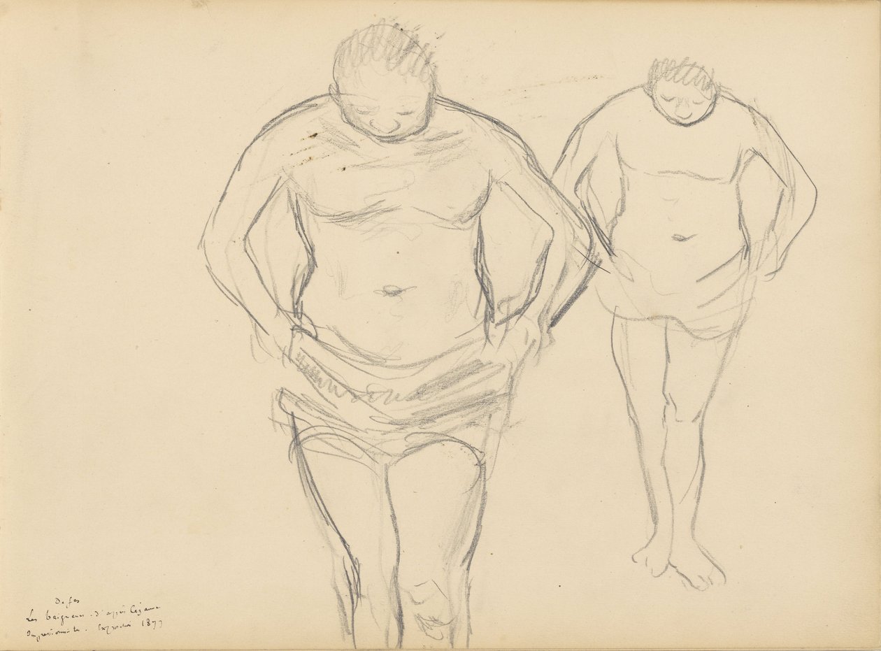 Kopioita Cézannes Bathersista tekijältä Edgar Degas
