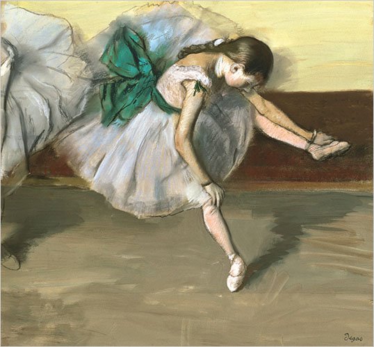 Tanssija levossa tekijältä Edgar Degas