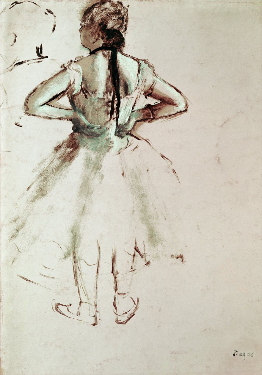 Tanssija takaa katsottuna tekijältä Edgar Degas