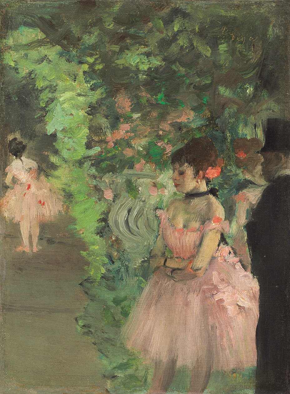 Tanssijat kulissien takana, 1876-1883 tekijältä Edgar Degas