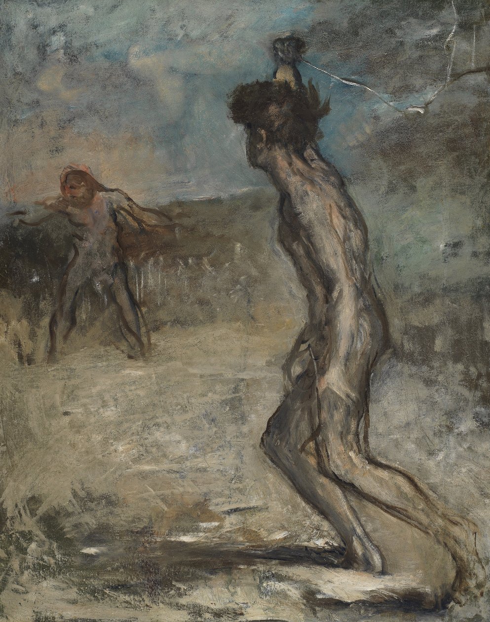 Daavid ja Goljat, n. 1857 tekijältä Edgar Degas