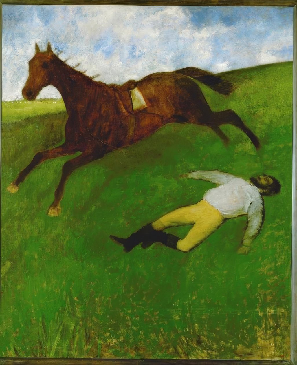 Der verletzte Jockey tekijältä Edgar Degas