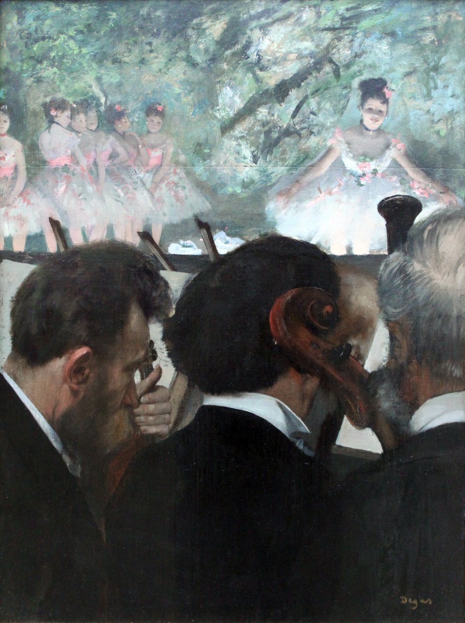 Die Ochestermusiker tekijältä Edgar Degas