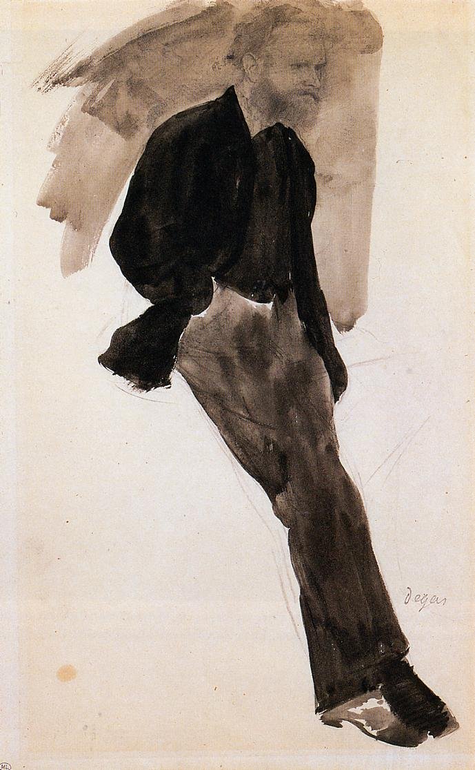 Edouard Manet seisoo tekijältä Edgar Degas