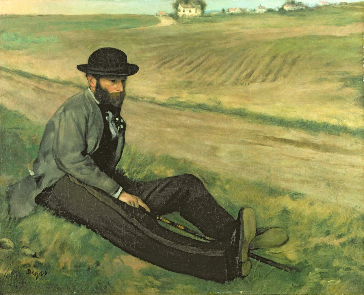 Eugene Manet tekijältä Edgar Degas