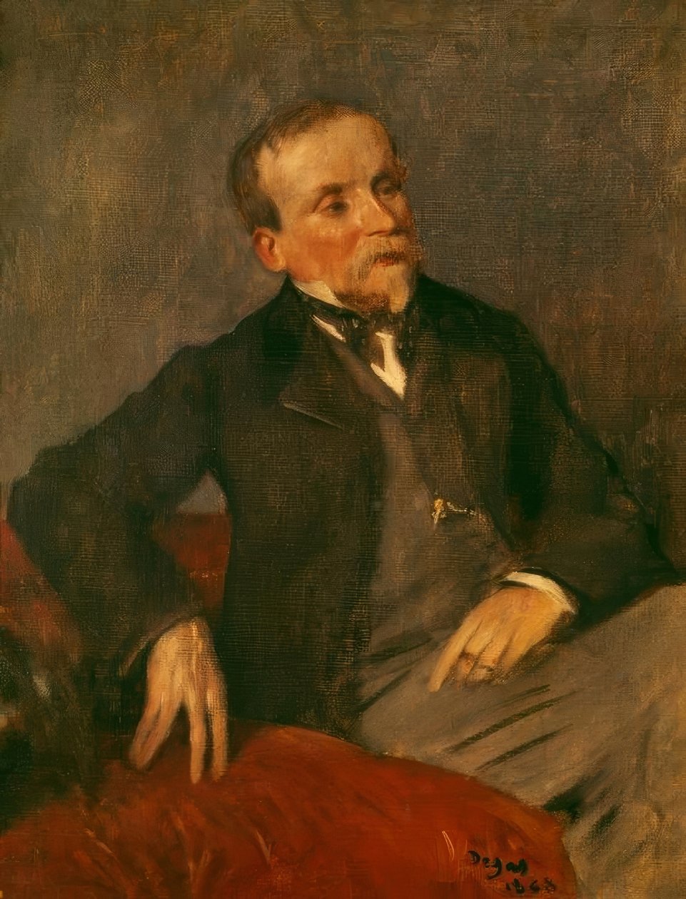Evariste de Valernes (1816–1897) peintre et ami de l’artist tekijältä Edgar Degas