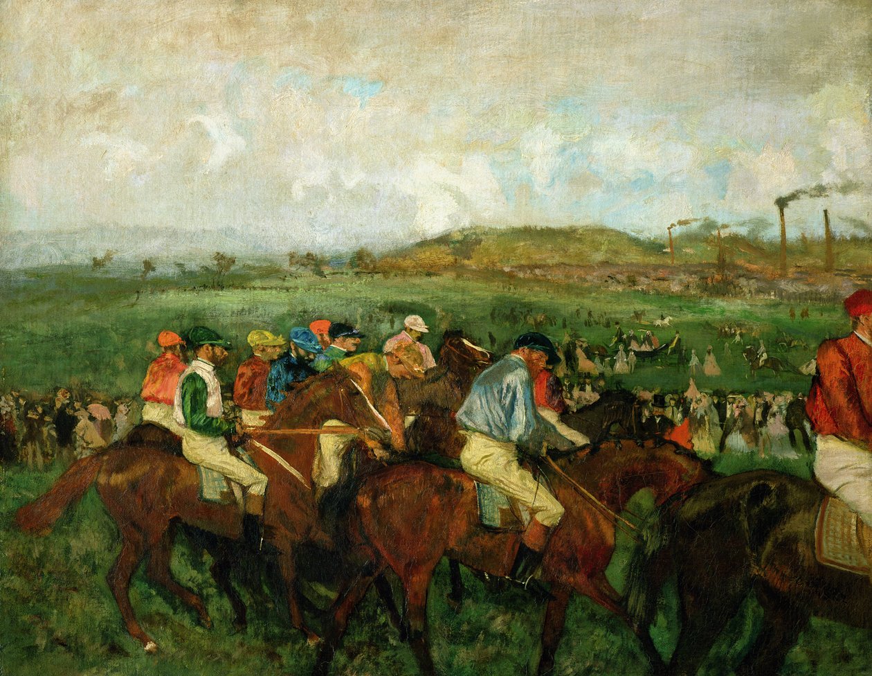 Herrat kisaa. Ennen lähtöä, 1862 tekijältä Edgar Degas