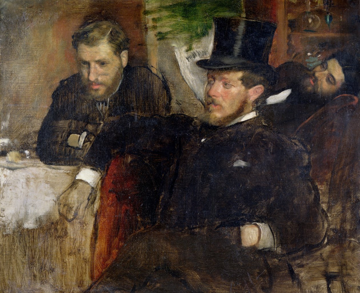 Jeantaud, Linet ja Laine, 1871 tekijältä Edgar Degas
