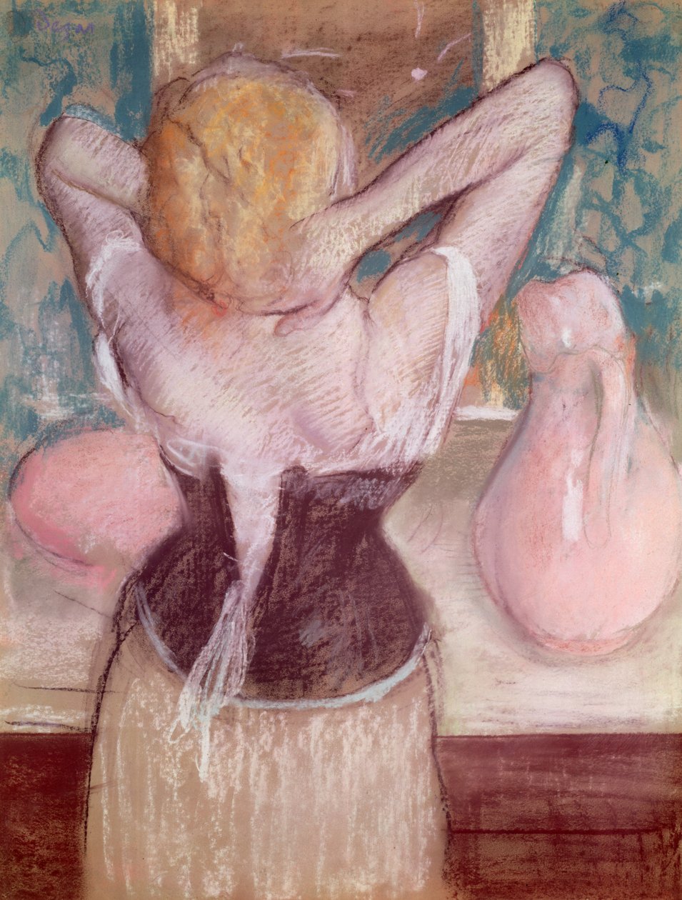WC (pastelli) tekijältä Edgar Degas