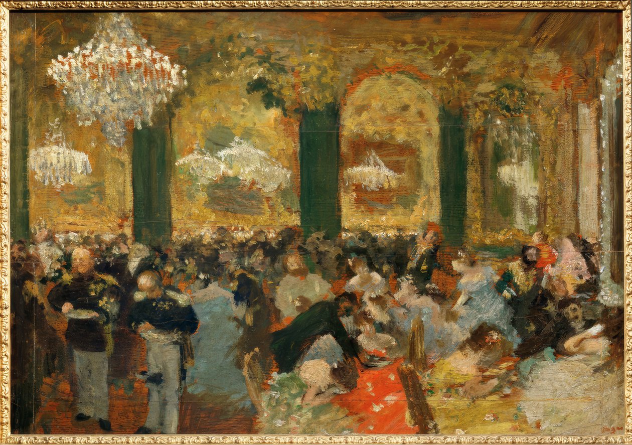 Le souper au bal tekijältä Edgar Degas